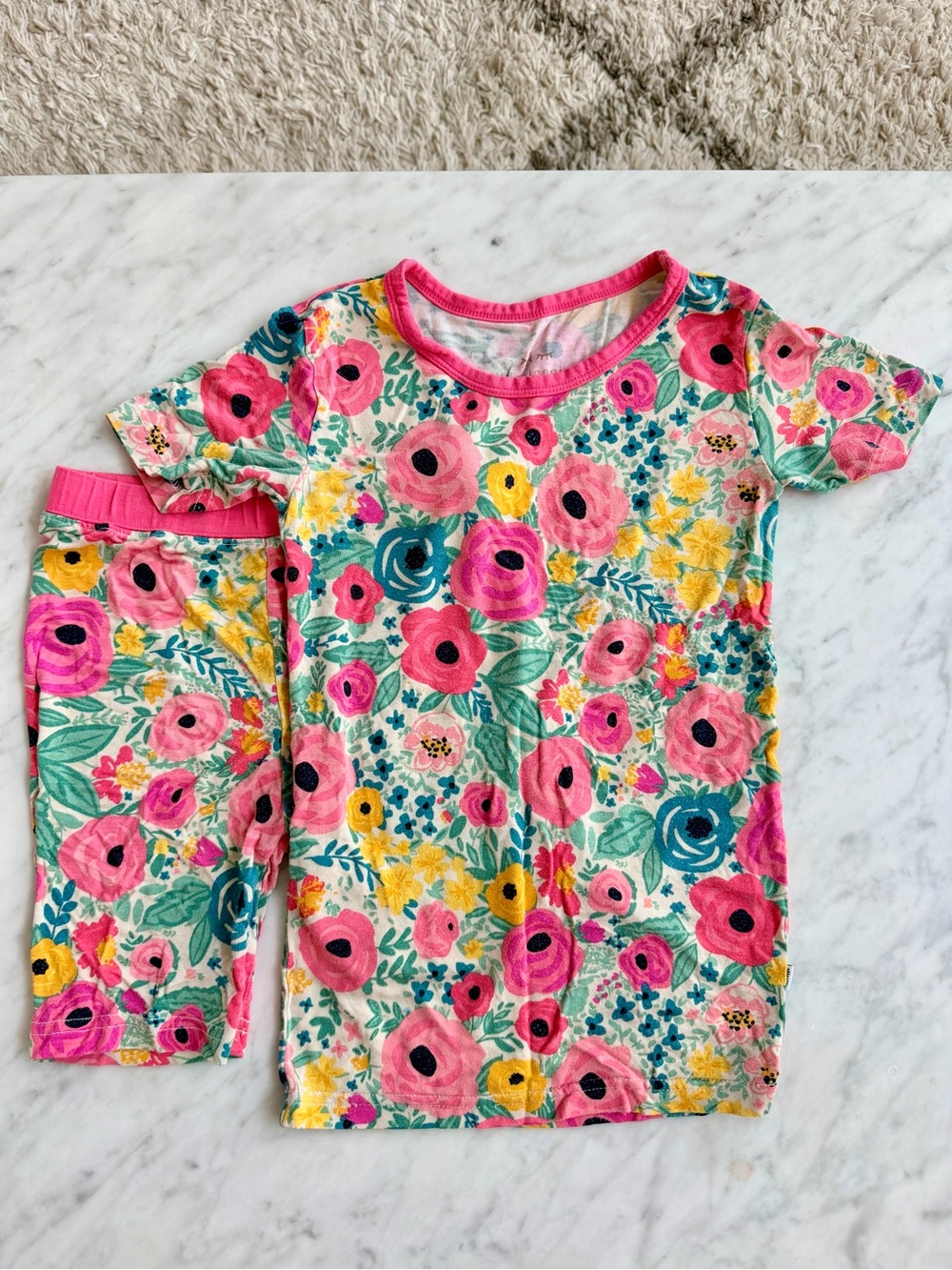 Little Sleepies Secret Garden Short Sleeve Pajama Set